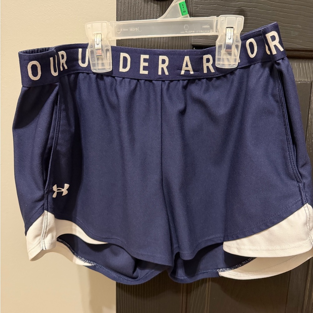 Under Armour Women's Dark Blue Athletic Shorts
